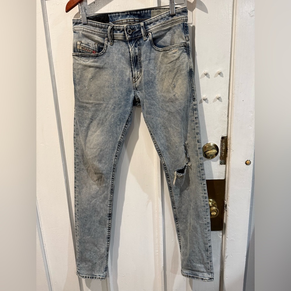 Diesel Light Gray Denim Jeans